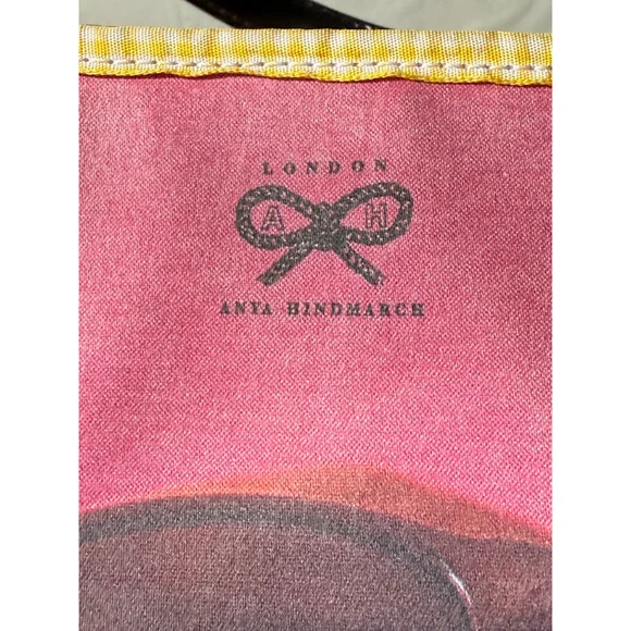 Anya Hindmarch Pink Dog Print Tote - Picture 14 of 15